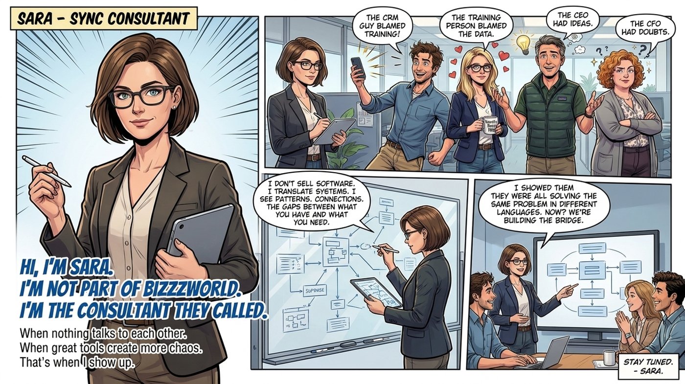Sara's introduction comic